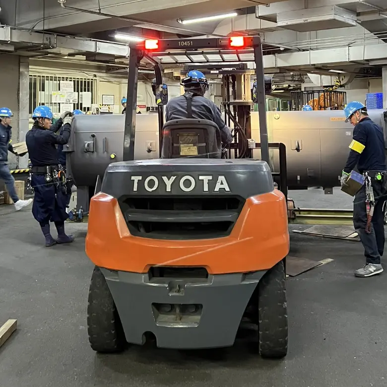 大光運輸が所有するフォークリフトの写真